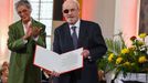 Salman Rushdie převzal Mírovou cenu německých knihkupců.