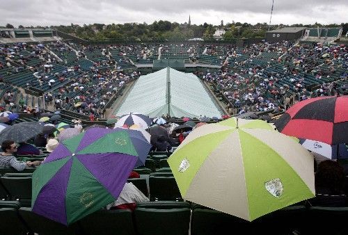 Deštivý Wimbledon