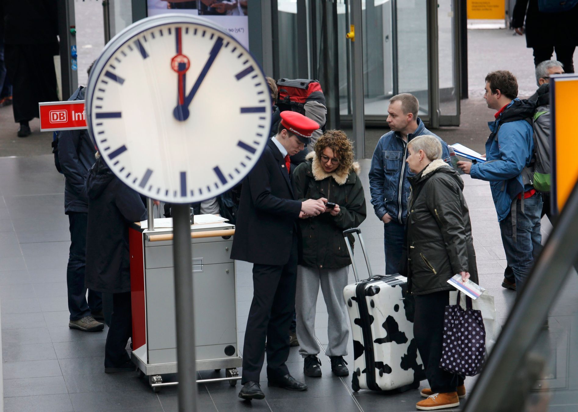 Stávka Deutsche Bahn zpoždění vlak železnice čekání
