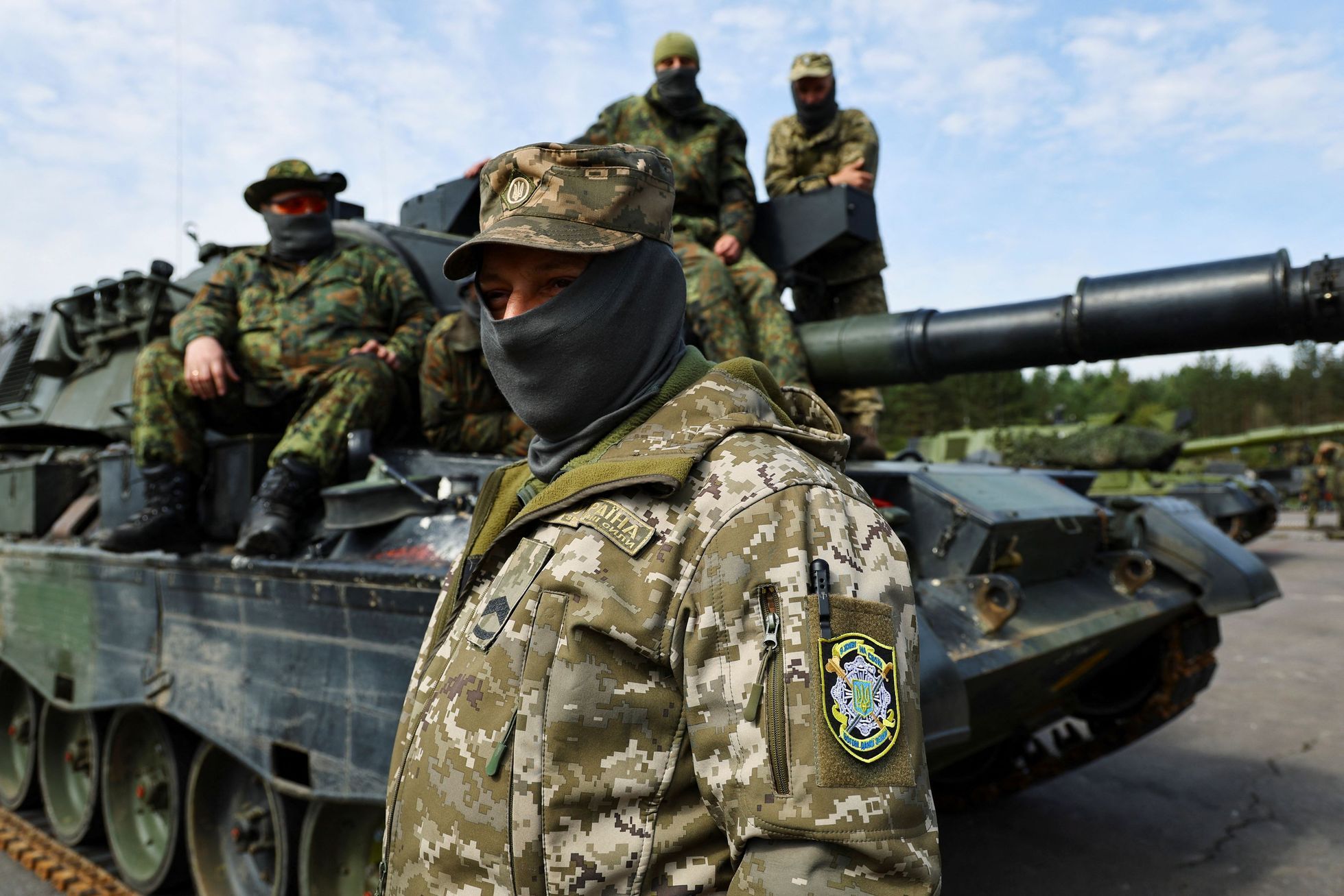 Ukrajinští vojáci, Ukrajina, voják, výcvik v Německu.
