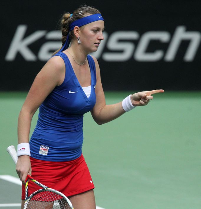 Fed Cup Česko - Austrálie: Petra Kvitová