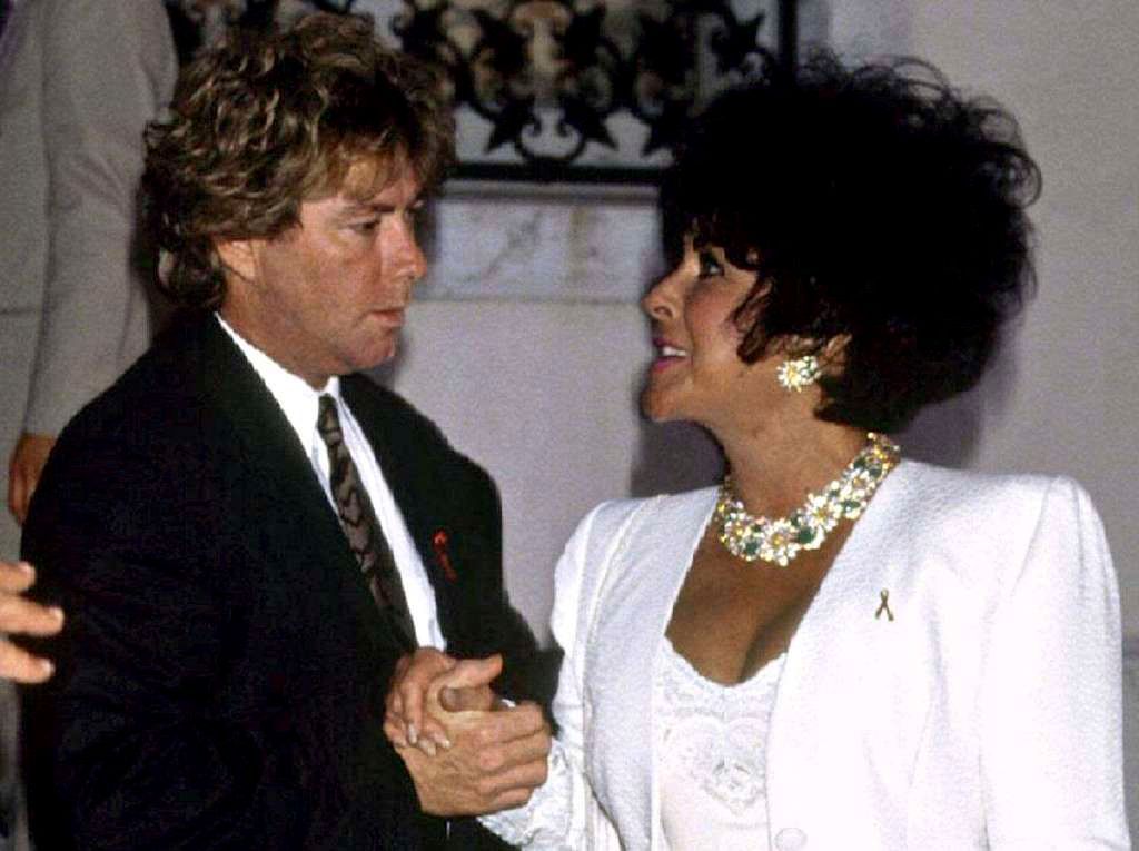 Elizabeth Taylor - s manželem 1993