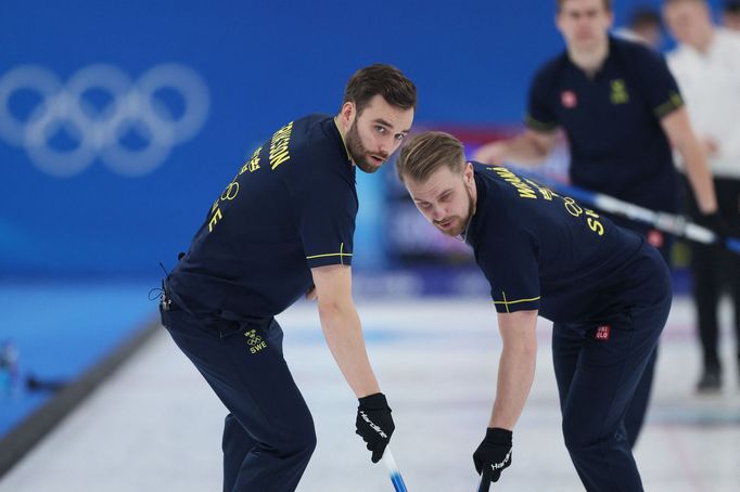 Curleři Švédska ve finále olympijského turnaje.