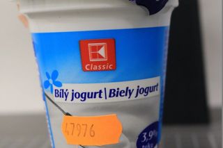 Kaufland Bílý jogurt Česká republika