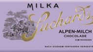 Značka Milka vznikla v roce 1901 z německých slov odkazujících na hlavní ingredience čokolády - mléko a kakao (Milch, Kakao). Na patentovém úřadě v Berlíně ji nechal zapsat výrobce čokolády - firma Suchard. Obal čokolády měl už tehdy fialovou barvu a za krávou se rýsovaly Alpy.