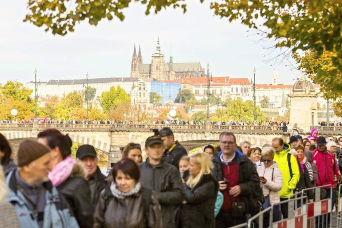 Rozloučení se zpěvákem Karlem Gottem na pražském Žofíně, 11. října 2019