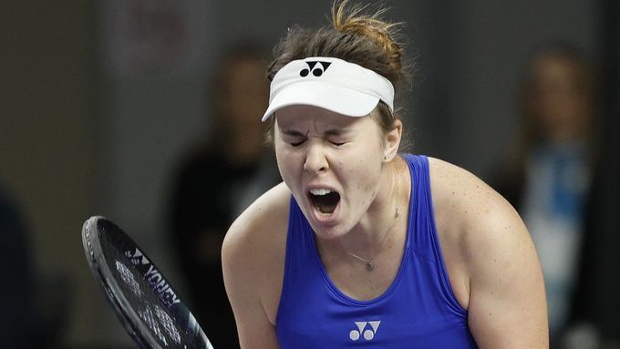 Linda Nosková při utkání s Chorvatskem