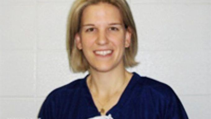 Kanadská brankářka Kim St. Pierreová, možná největší hvězda současného ženského hokeje.