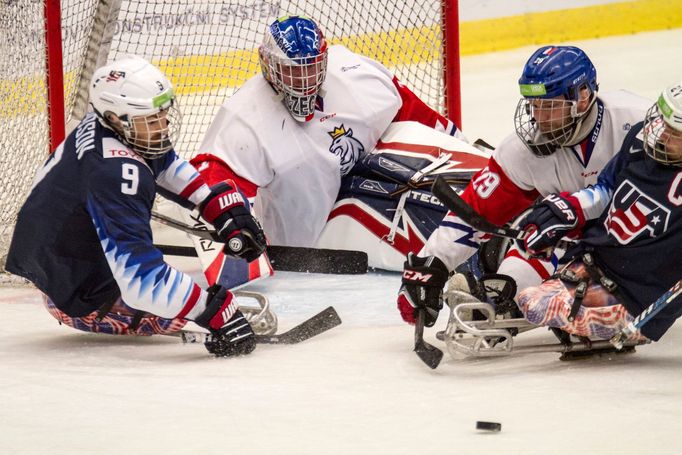 MS v parahokeji v Ostravě 2019, semifinále Česko - USA