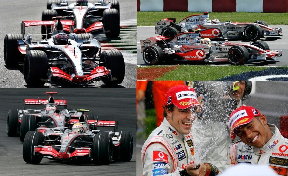 F1: Fernando Alonso a Lewis Hamilton, McLaren