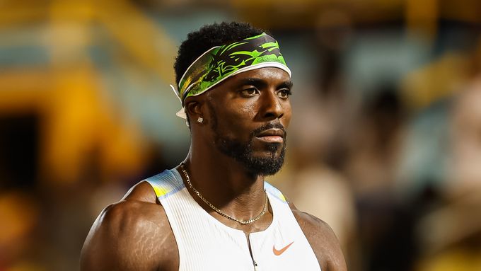 Jednou z hvězd závodů Grand Slam Track byl Američan Kenneth Bednarek.