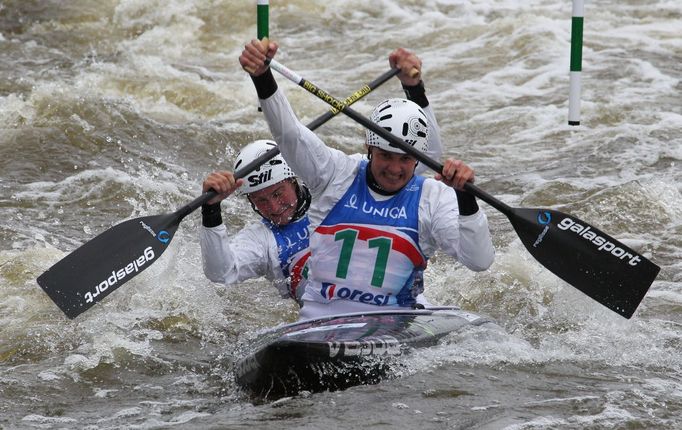 MS ve vodním slalomu 2013: Ondřej Karlovský a Jakub Jáně