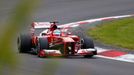 Ferrari Formula One driver Fernando Alonso of Spain takes a corner during the second practice session of the German F1 Grand Prix at the Nuerburgring circuit, July 5, 201