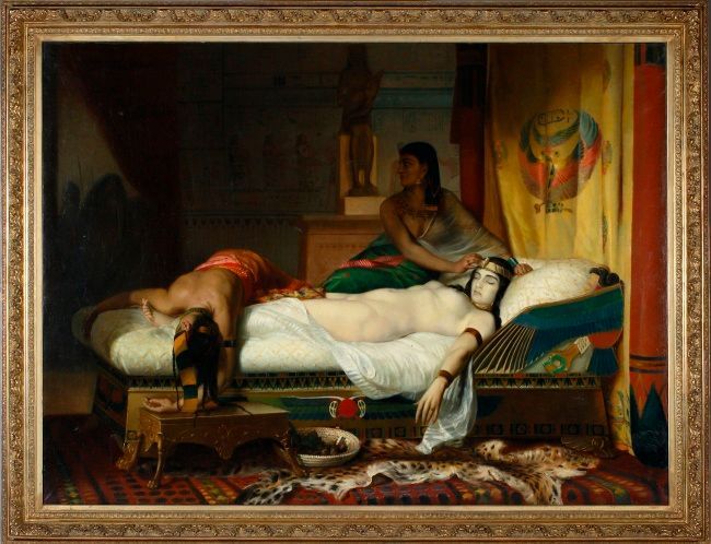 Obraz Poslední chvíle Kleopatry D. Pauverta