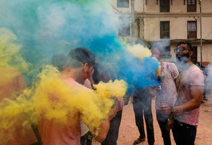 Indický svátek barev Holi