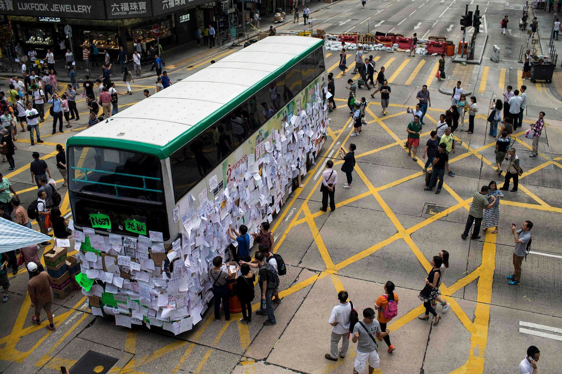 Protesty v Hongkongu