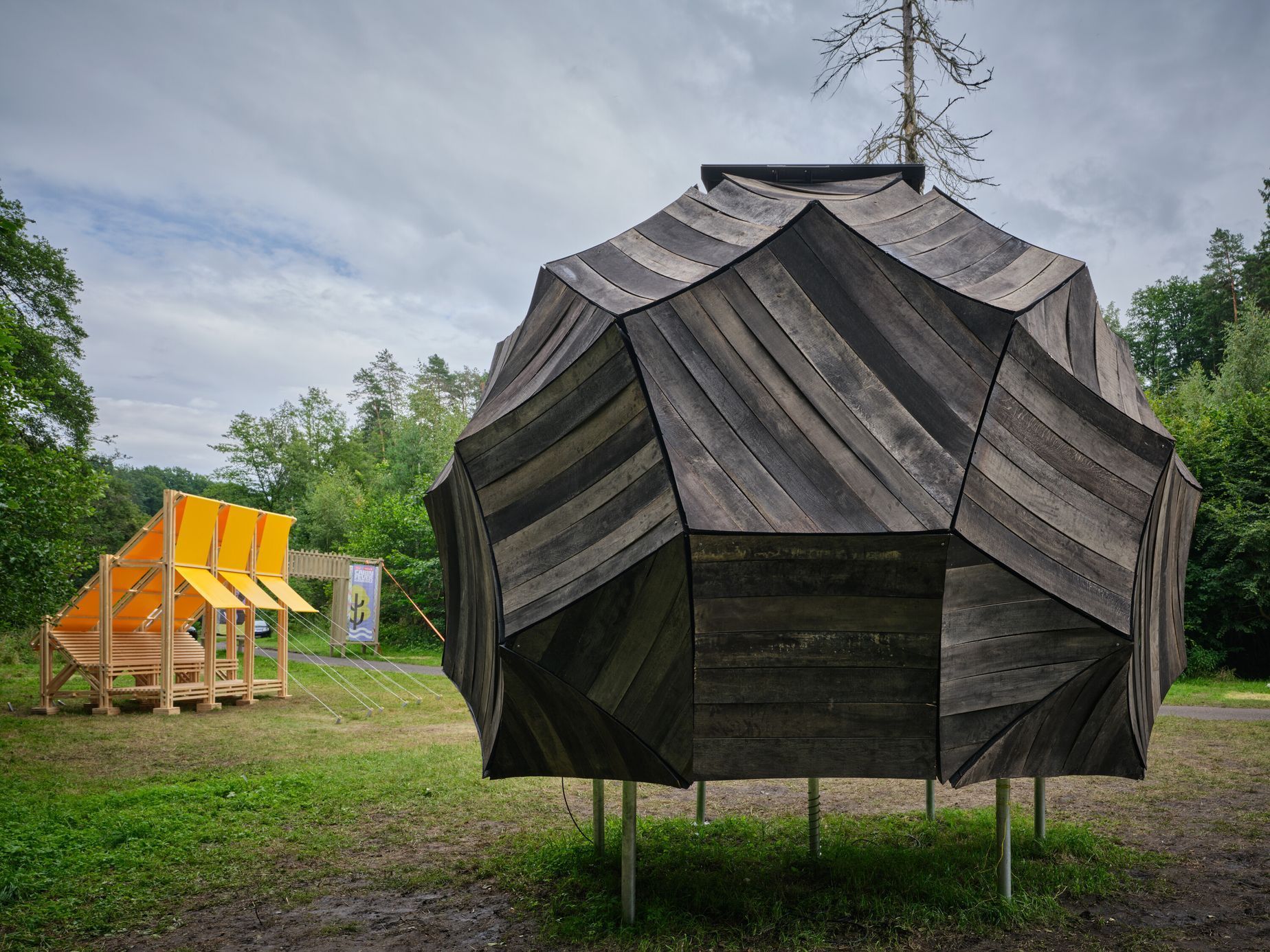 rekreační bydlení, glamping, škola, studenti, architektura, česká kamenice