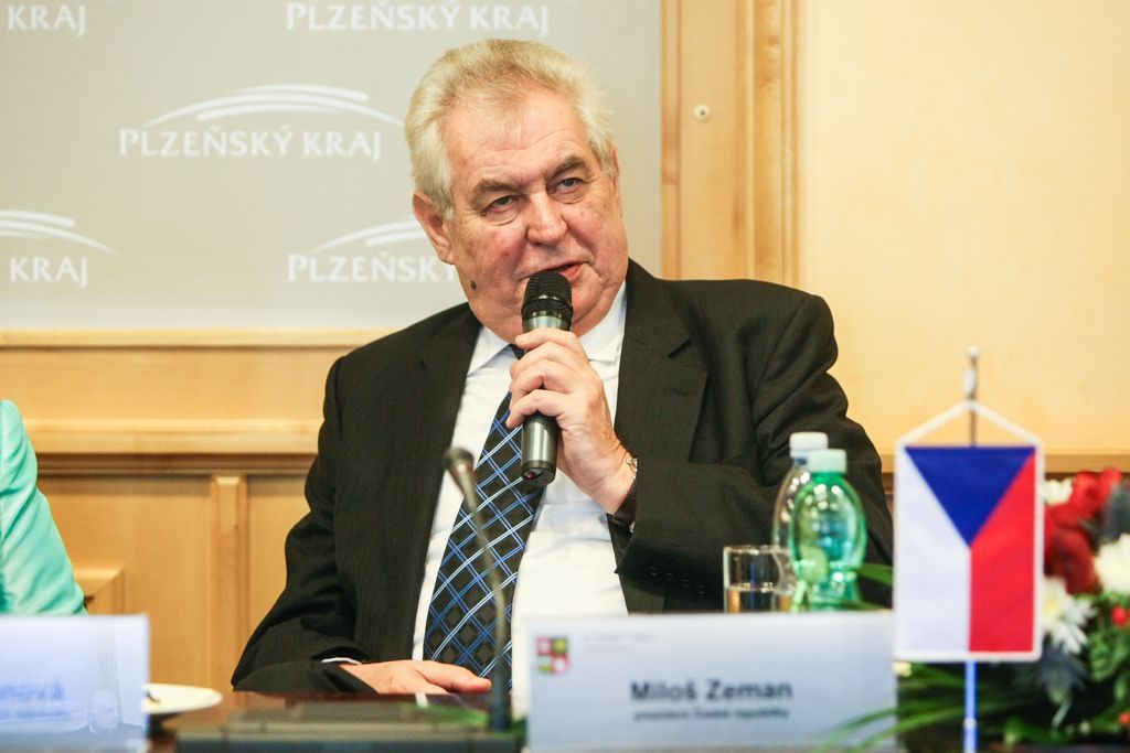 Miloš Zeman na návštěvě v Plzeňském kraji