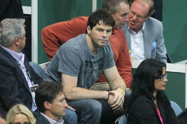 Tenis - Davisův pohar - celebrity - Jágr