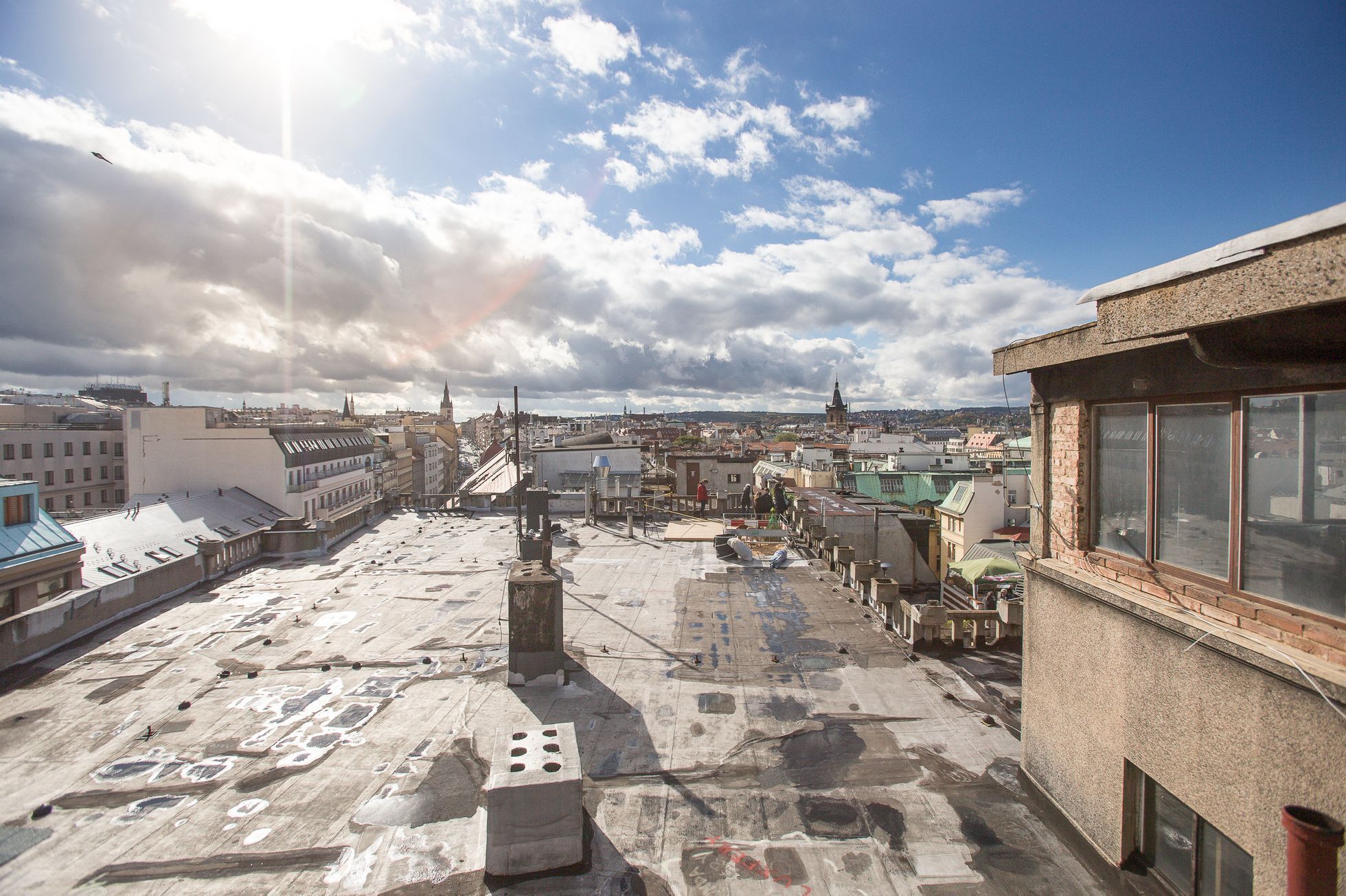 Otevření střechy Lucerny - říjen 2016 - Ondřej Kobza