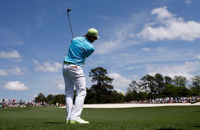 Rickie Fowler na turnaji Masters v Augustě