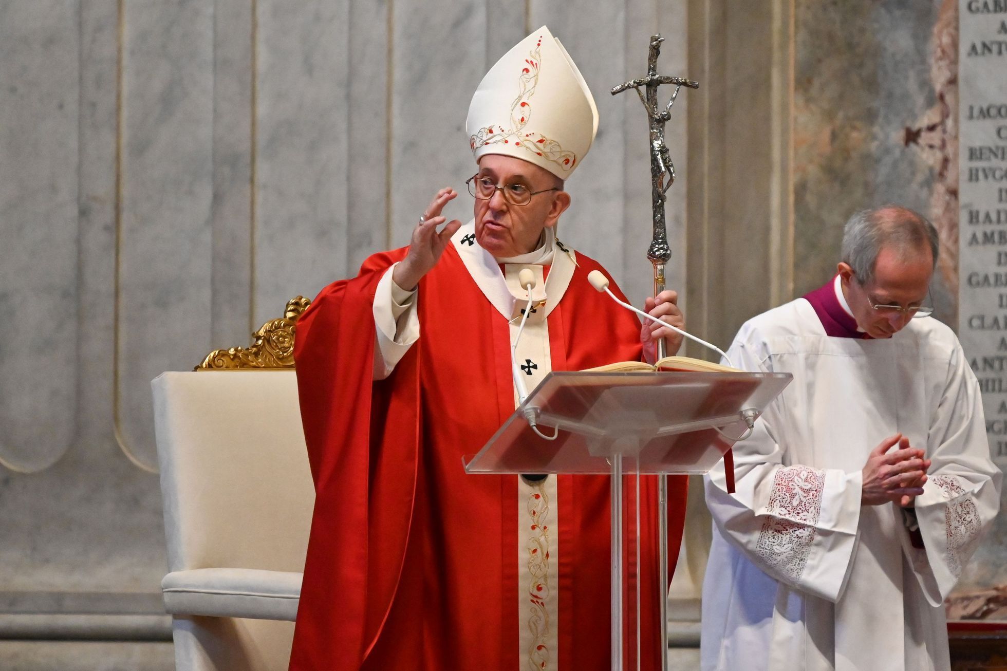 Papež František mše koronavirus Velikonoce