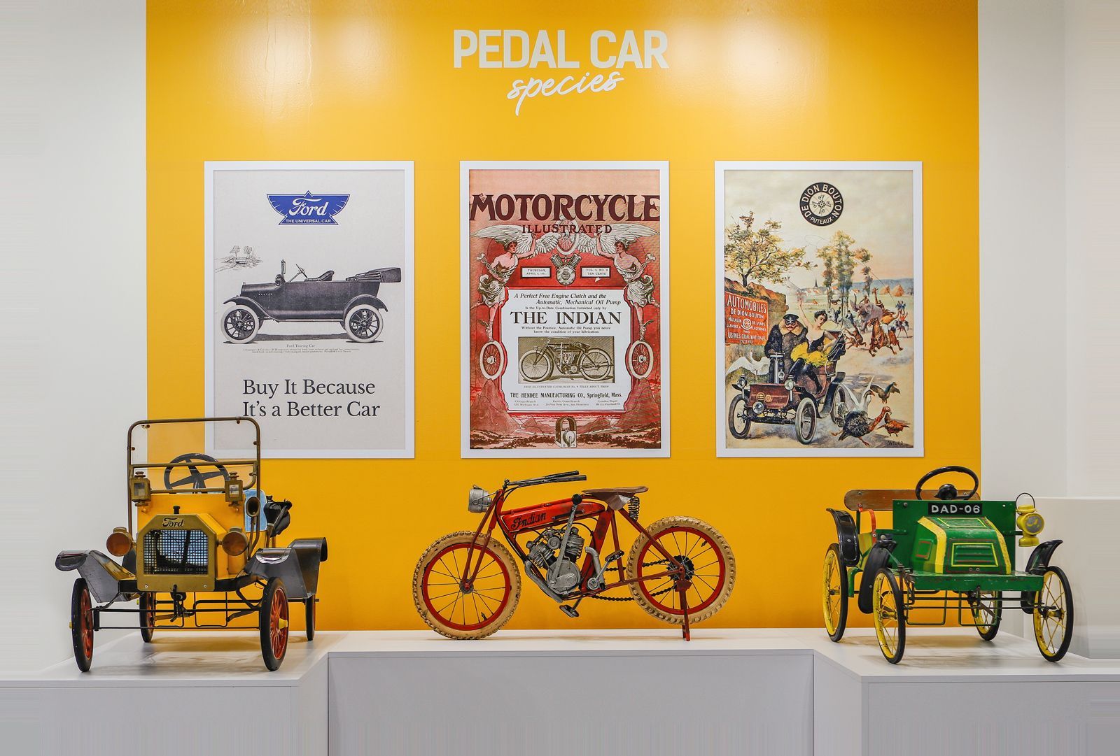 Pedal Planet muzeum šlapacích autíček