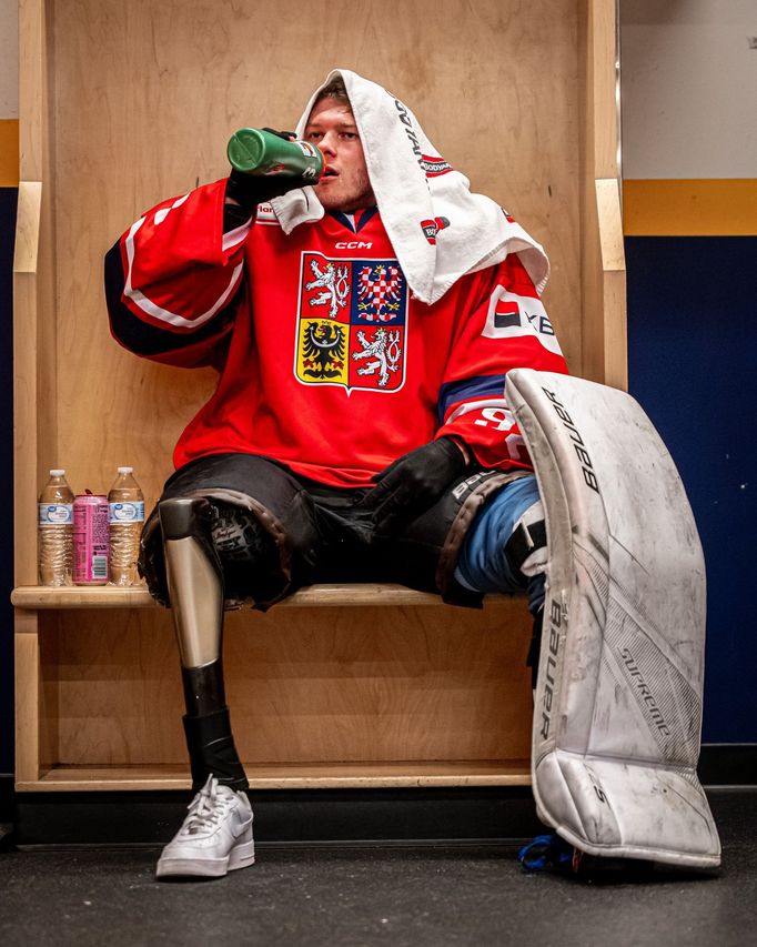 Patrik Sedláček na MS v parahokeji 2025 v Buffalu