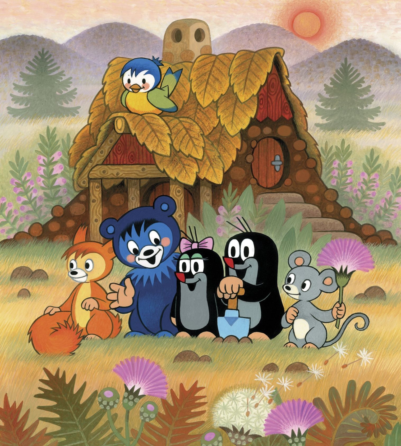 Kateřina Miler - Krtek na návštěvě - Krtečková