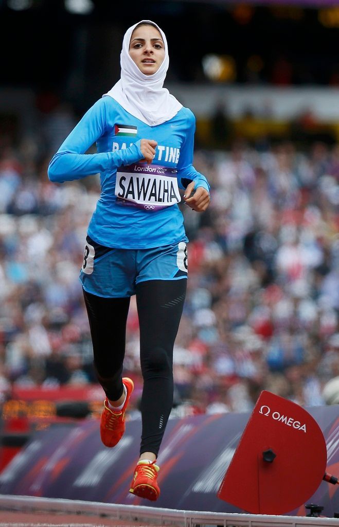 Palestinka Woroud Sawalhaová, rozběhy na 800 metrů, olympiáda Londýn 2012