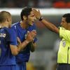 Itálie - Německo: Cannavaro, Materazzi a rozhodčí Archundia