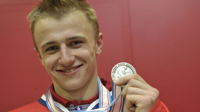 Nejlepší střelec turnaje Jakub Vrána se stříbrnou medailí