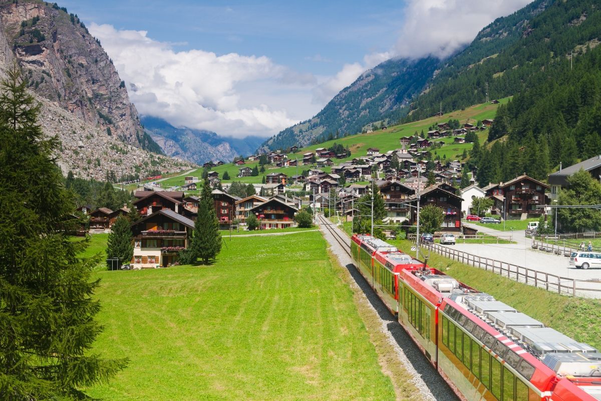 Glacier Express, Švýcarsko