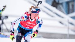 biatlon, Světový pohár 2020/2021, Oberhof, závod s hromadným startem, Markéta Davidová