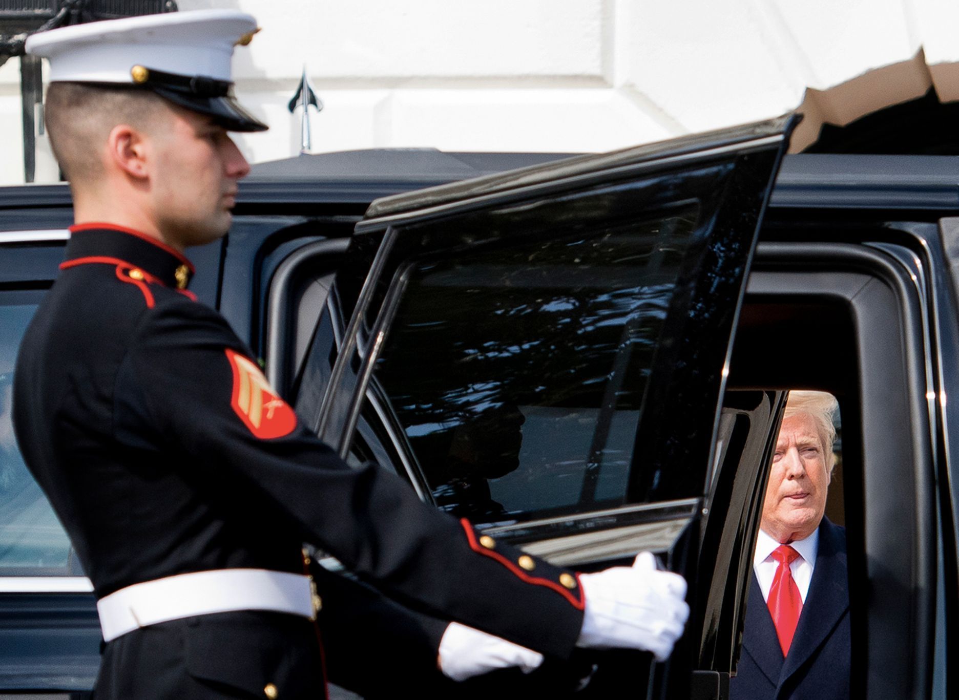 Roman Vondrouš: Donald Trump za dveřmi limuzíny