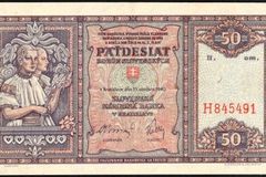 Na aukci v Brně se vydražila slovenská bankovka za rekordních 2,9 milionu korun