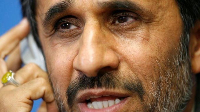 Íránský prezident Mahmúd Ahmadínežád.