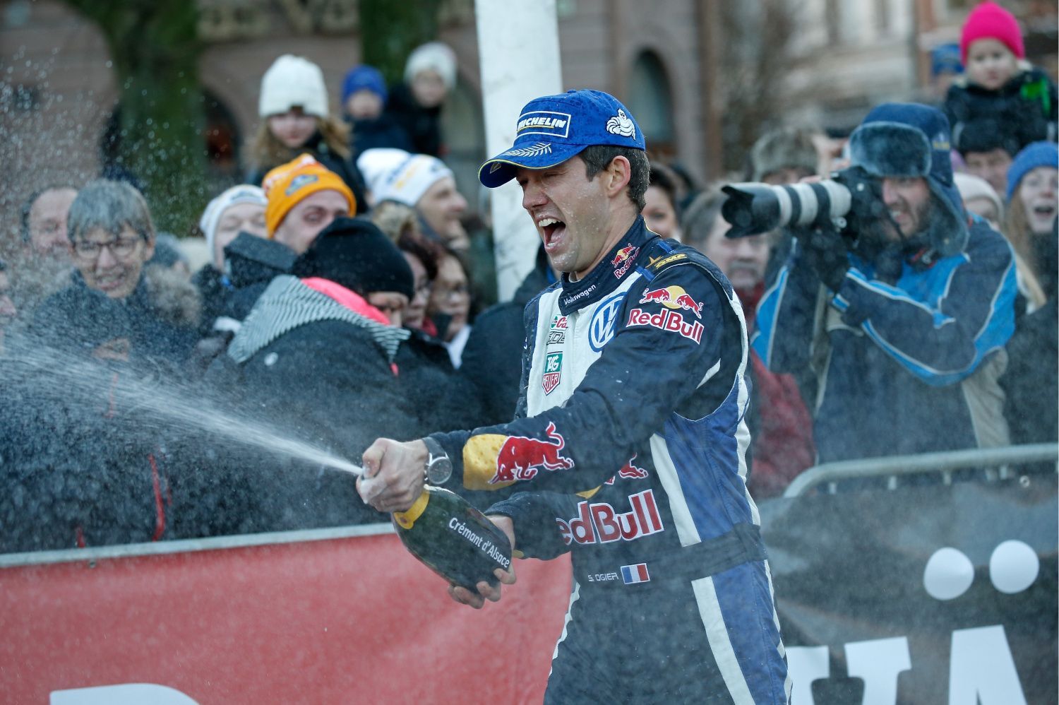 Švédská rallye 2015: Sébastien Ogier, Volkswagen Polo R WRC