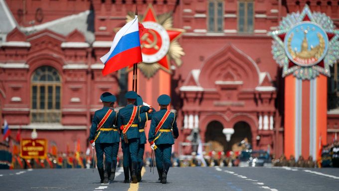 Přímý přenos vojenské přehlídky v Moskvě