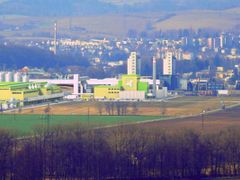 Továrna společnosti Wanemi v Zábřehu. Celkový pohled podle vizualizace od autorů projektu