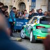 Středoevropská rallye, mistrovství světa, start na Hradčanském náměstí v Praze