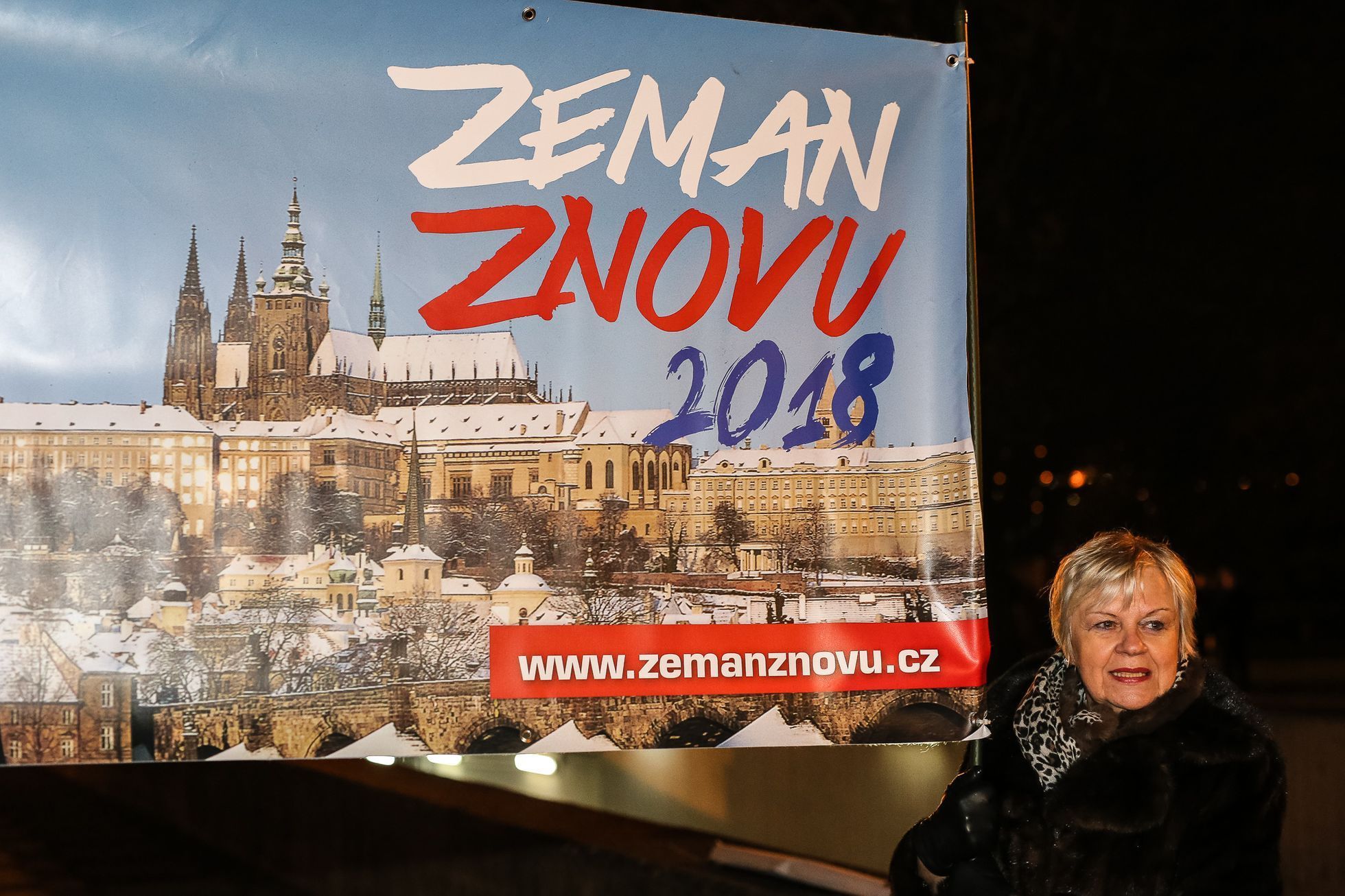 Debata na ČT Miloš Zeman a Jiří Drahoš - příznivci a příchod Zemana