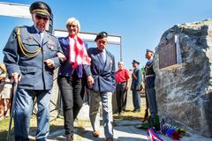 Letcům RAF v Plzni slavnostně odhalili nový památník, jejich hrdinství připomněla Šlechtová