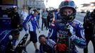 Yamaha rider Jorge Lorenzo of Spain takes part in the third free practice session of the French Grand Prix in Le Mans circuit, May 17, 2014. REUTERS/Stephane Mahe (FRANCE