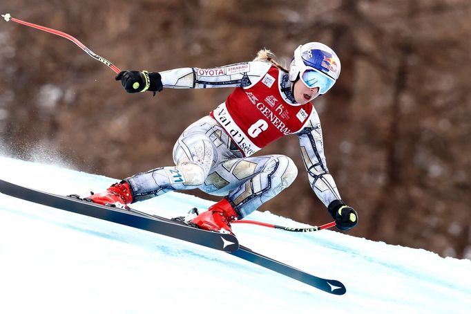 Ester Ledecká, super G, Val d'Isere 2020