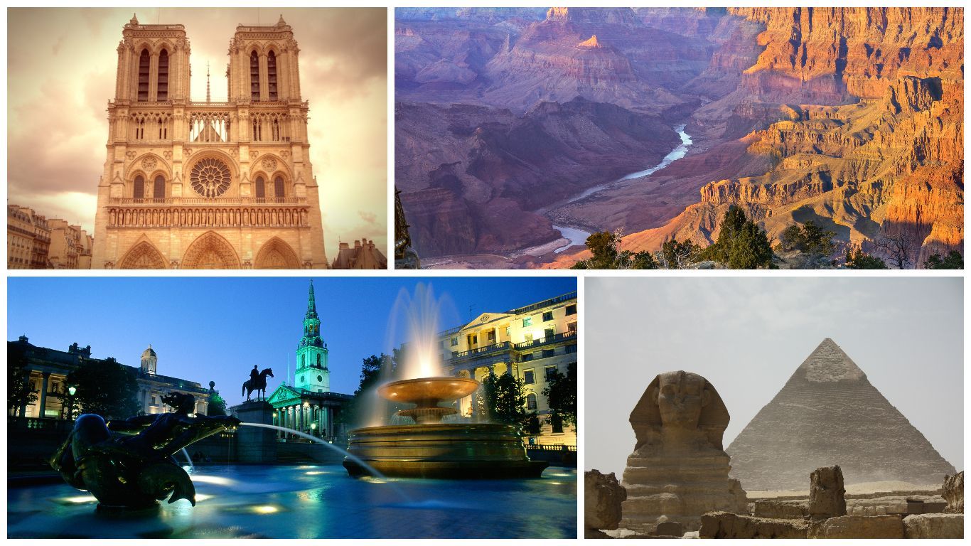 Turistická místa - turistika - památky - atrakce - dovolená - cestování