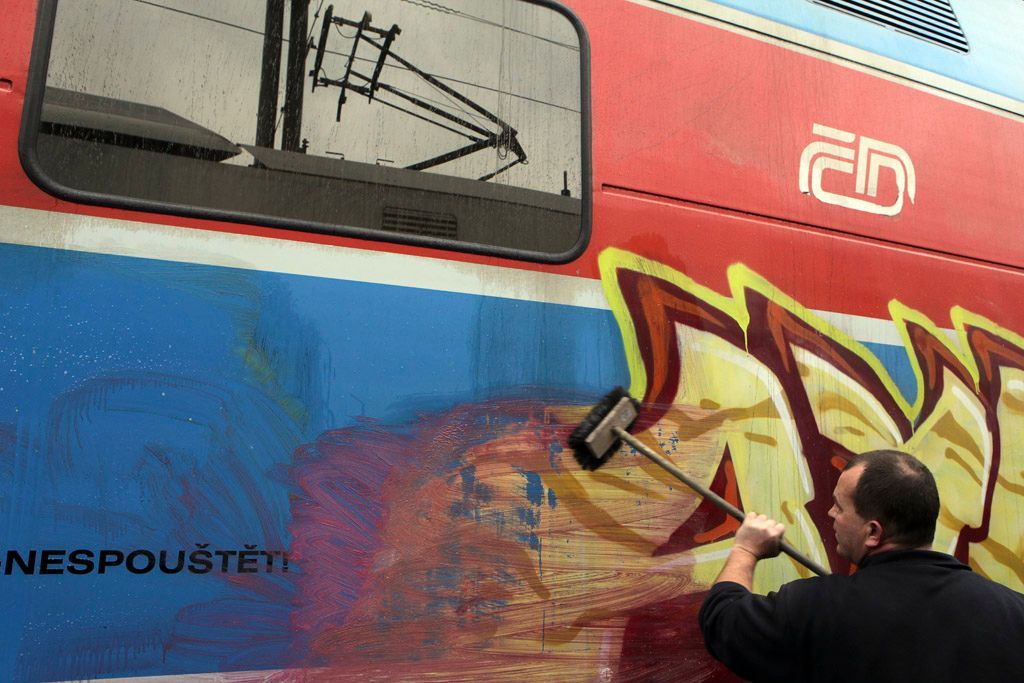 graffiti v Praze - výstava Městem posedlí