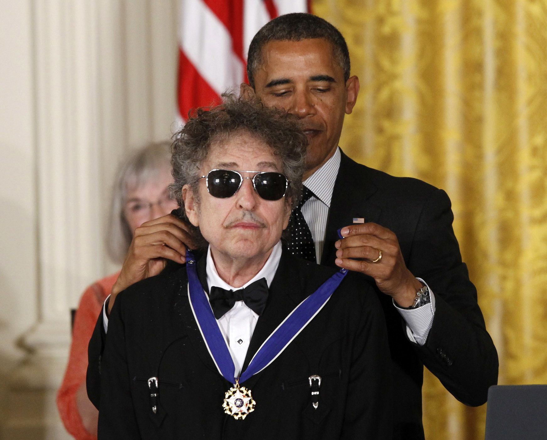 Bob Dylan Barack Obama Prezidentská medaile svobody 2012