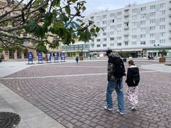 Opavské Horní náměstí kousek od radnice.