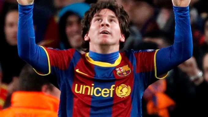 Lionel Messi se raduje z jedné ze svých branek.